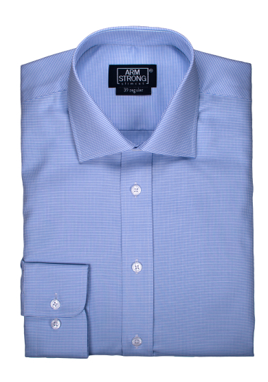 LIGHT BLUE CHECK OXFORD