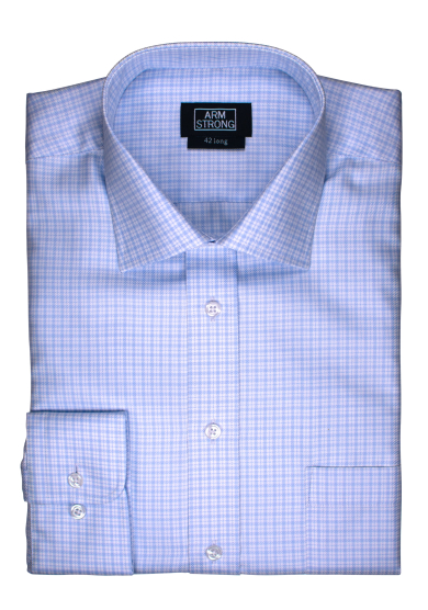 LIGHT BLUE CHECK TWILL