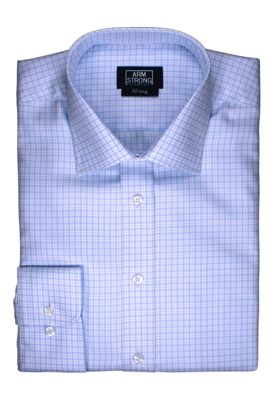 LIGHT BLUE CHECK TWILL