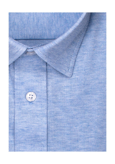 LIGHT BLUE KNIT PIQUÉ