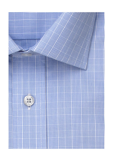 LIGHT BLUE PRINCE OF WALES POPLIN