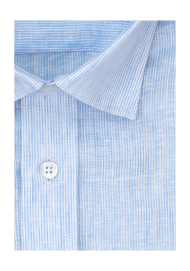 LIGHT BLUE STRIPE LINEN