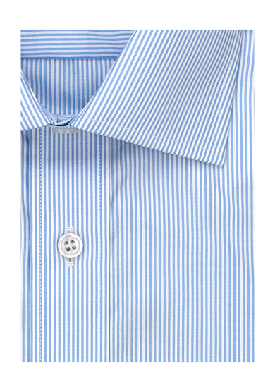 LIGHT BLUE STRIPE POPLIN