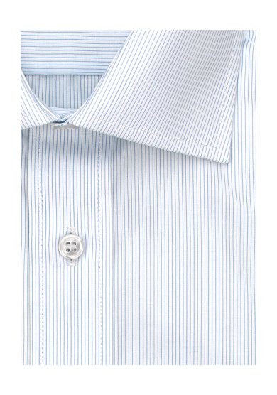 LIGHT BLUE STRIPE POPLIN