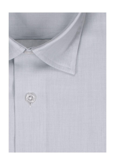 LIGHT GREY COTTON CASHMERE TWILL