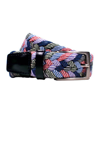 MULTICOLOR BRAIDED BELT