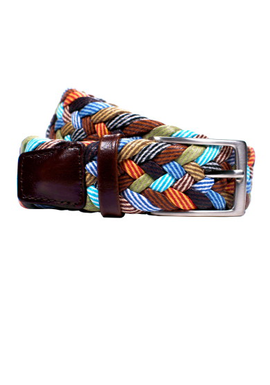 MULTICOLOR BRAIDED BELT