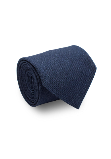 NAVY SILK TIE