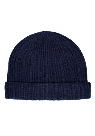 NAVY CASHMERE HAT