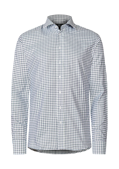 NAVY GREEN CHECK ROYAL OXFORD