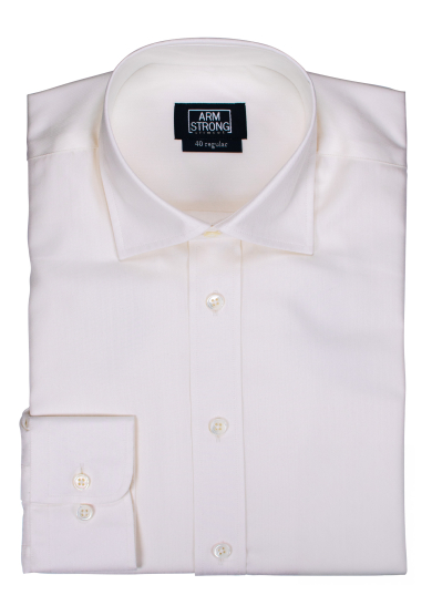 OFF-WHITE HERRINGBONE COTTON SILK CASHMERE TWILL