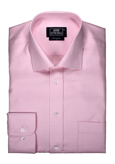 PINK DOGTOOTH TWILL