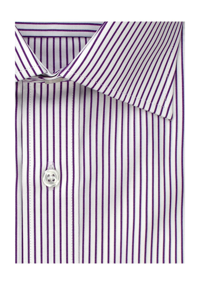 PURPLE STRIPE POPLIN