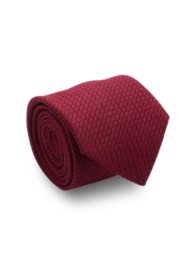 RED GRENADINE SILK TIE