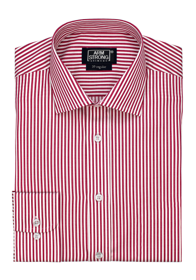 RED WHITE STRIPE TWILL