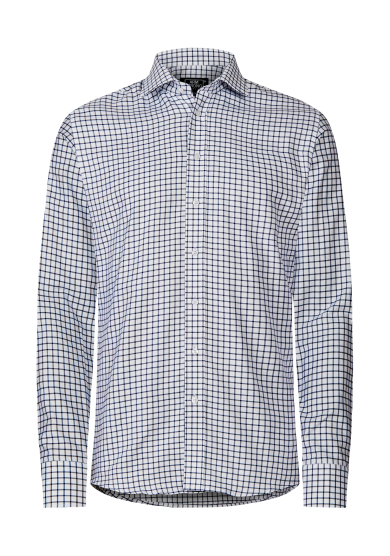 NAVY CHECK OXFORD