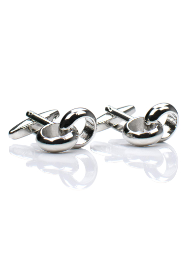 CHROME HOOP CUFF LINK