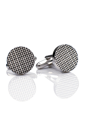 CHROME PATTERN CUFF LINK