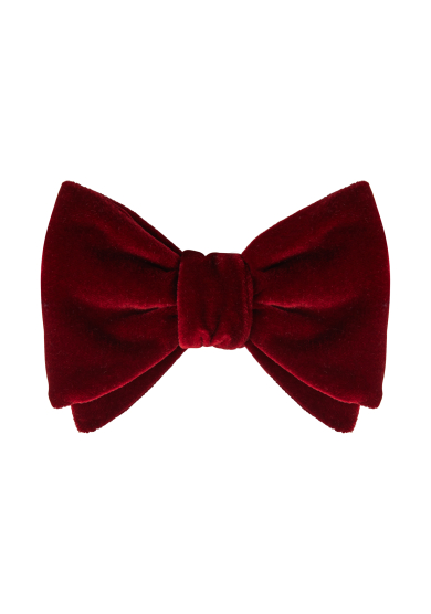 RED VELVET BOW TIE