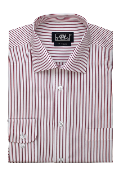 RED STRIPE POPLIN