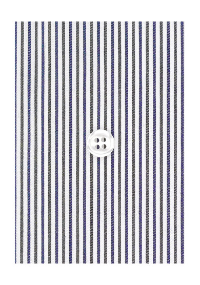 GRAY NAVY STRIPE TWILL