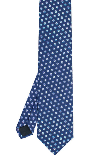 BLUE FLOWER TIE
