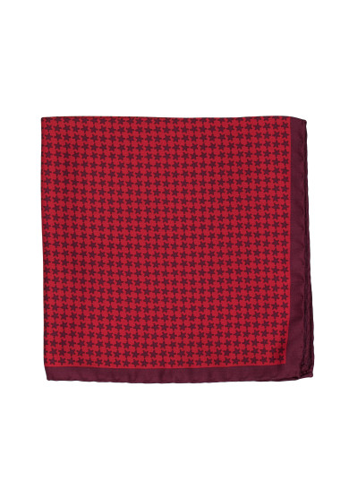 RED STAR POCKET SQUARE