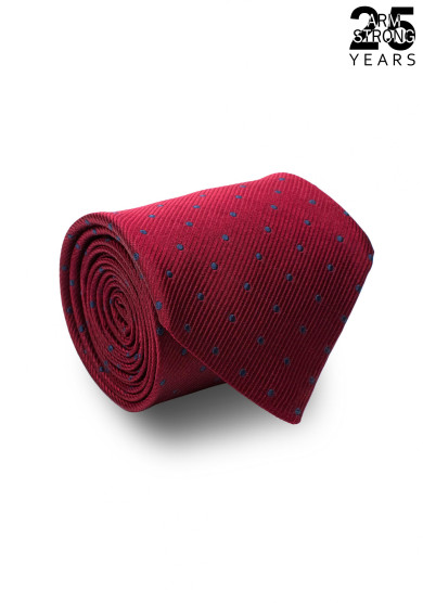 DARK RED NAVY DOT