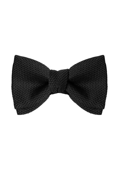 BLACK GRENADINE BOW TIE