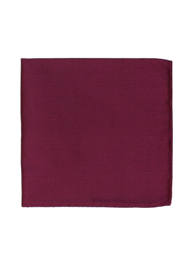 DARK RED TEXTURE POCKET SQUARE
